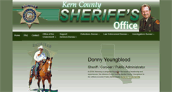 Desktop Screenshot of kernsheriff.org